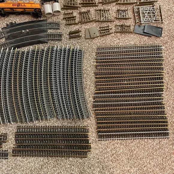 Vtg Tyco Life-Like Electric Train Set HO Scale Accessories Track Cars Tansformer
